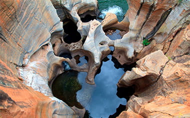 Bourke's Luck Pothole, rock formation, South Africa